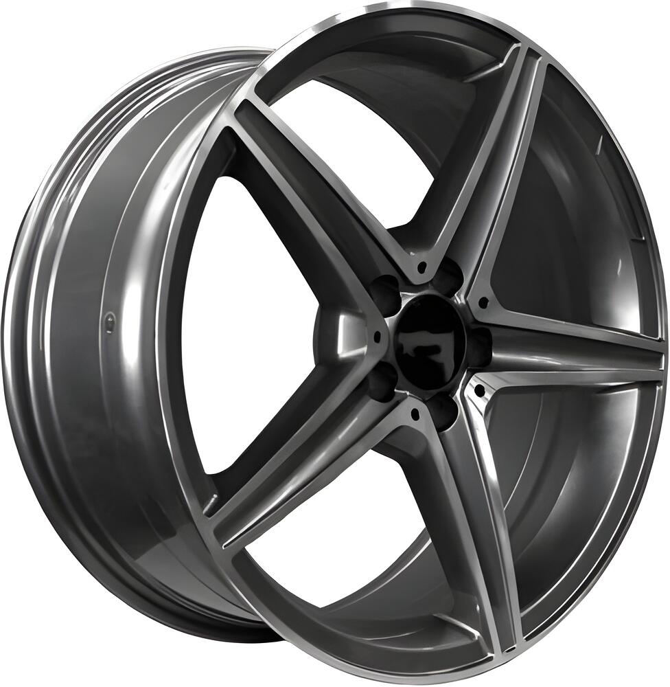 PDW 5261 8x19 5x112 ET 35 Dia 66 Grey Machine Face
