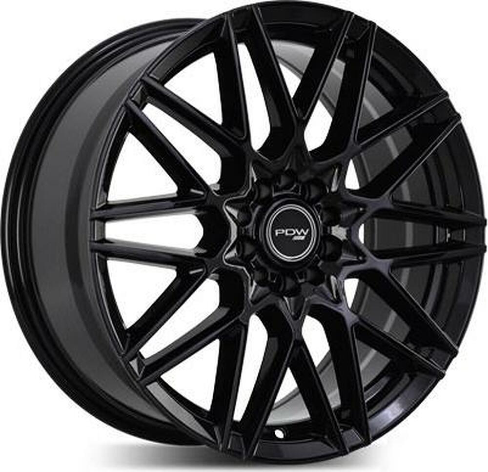 PDW 5337 7x17 4x100 ET 40 Dia 60.1 Gloss Black