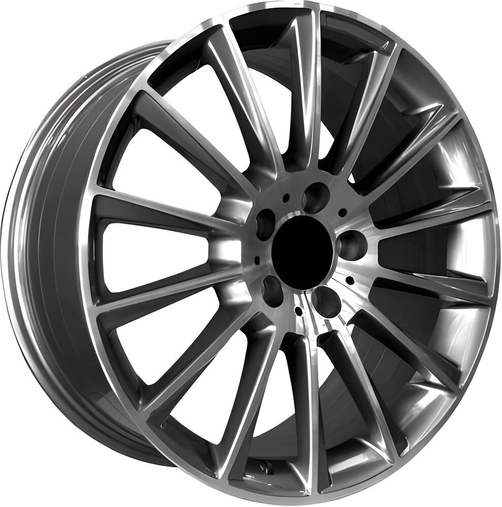PDW 5459 8x18 5x112 ET 43 Dia 66.6 Grey Machine Face