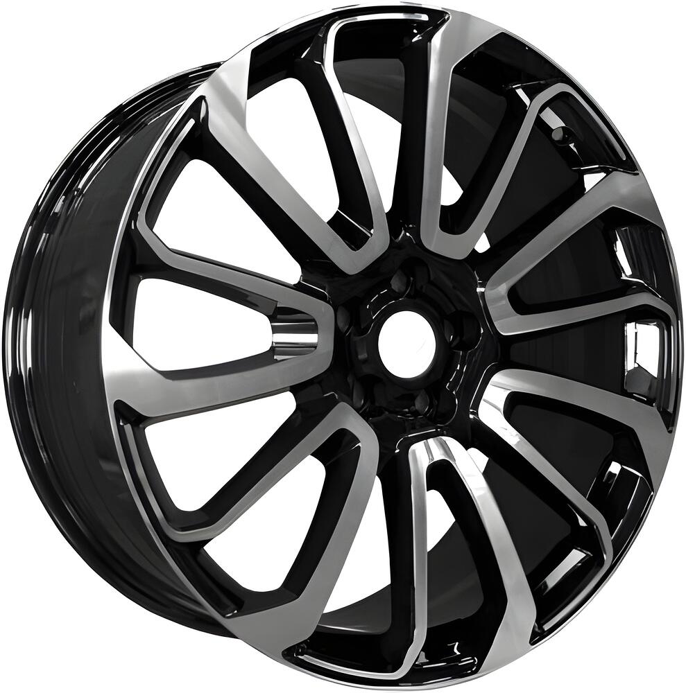 PDW 7013 9.5x22 5x120 ET 45 Dia 72.56 Gloss Black Machine Face