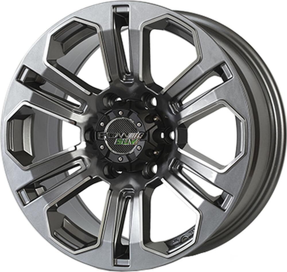 PDW 6032 HAZARD 8x17 6x139.7 ET 30 Dia 106.2 M/GRA