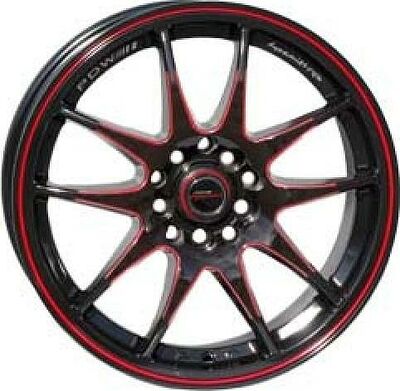PDW V-SPEC II 7x17 5x100 ET 40 Dia 57 MWO/E-Y/Y/B