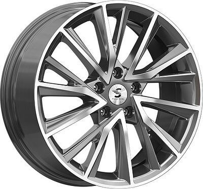 Premium Series KP010 7.5x18 5x108 ET 47 Dia 60.1 Diamond Gloss Graphite