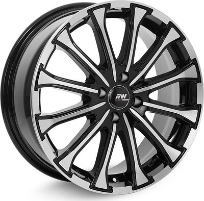 Racing Wheels H-461 7x17 5x110 ET 35 Dia 65.1 BK F/P