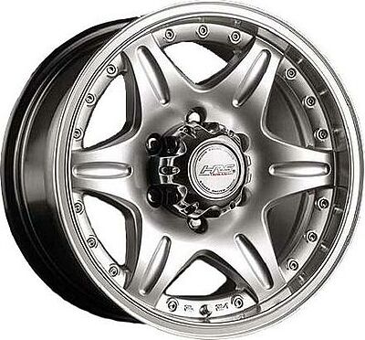 Racing Wheels H-413 8x16 5x139.7 ET 10 Dia 108.2 BK F/P