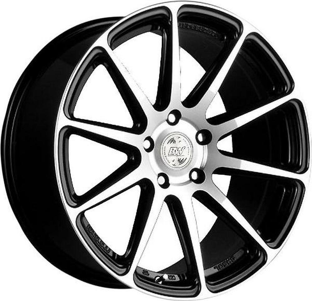 Racing Wheels H-714 7.5x18 5x108 ET 45 Dia 67.1 BK F/P