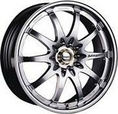 Racing Wheels HF-602B 7x16 10x100 ET 40 Dia 73.1 TI/HP