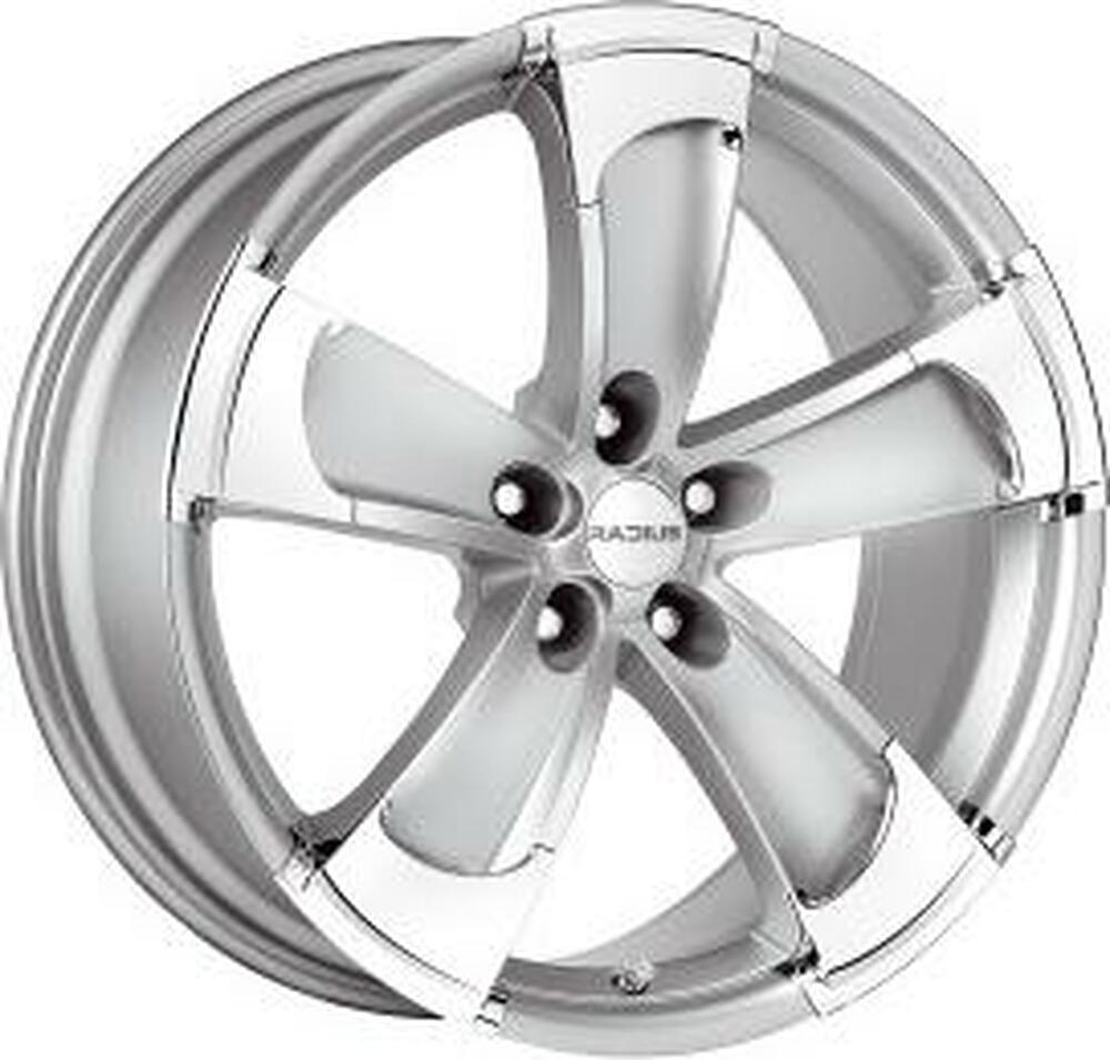 Radius R14 9x20 5x112 ET 52 Dia 75 Satin Silver