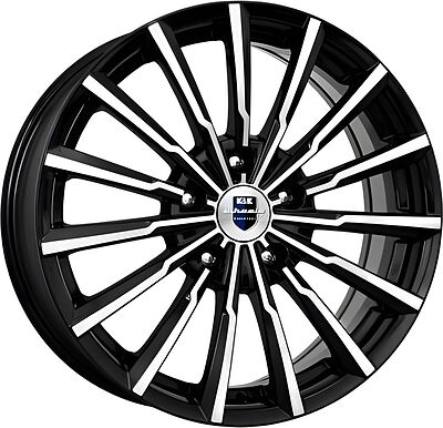 Rapid Акцент 5.5x14 4x100 ET 43 Dia 60.1 черный алмаз