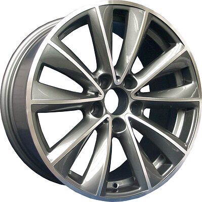 Replica BM538 7.5x17 5x120 ET 35 Dia 72.6 Silver