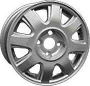Replica GM10 5.5x14 4x100 ET 45 Dia 56.6 silver