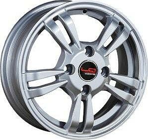 Replica GM22 5x13 4x100 ET 49 Dia 56.6 silver