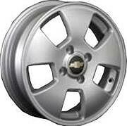 Replica GM8 5.5x14 4x100 ET 45 Dia 56.6 silver
