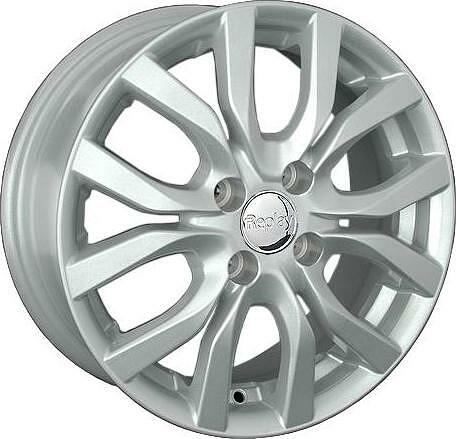 Replica GM97 6x15 4x100 ET 39 Dia 56.6 silver