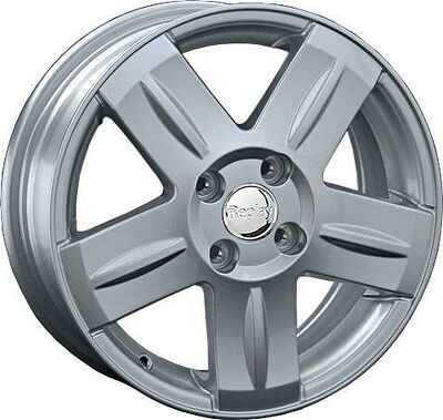 Replica GN107 5.5x14 4x100 ET 39 Dia 56.6 silver
