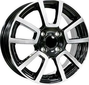 Replica DA24 5.5x14 4x100 ET 49 Dia 56.6 silver