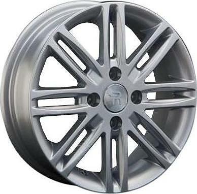 Replica DW5 5.5x14 4x114.3 ET 44 Dia 56.6 silver