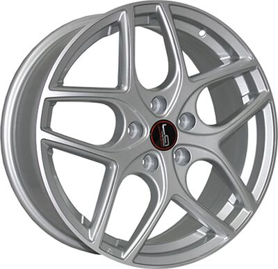 Ford FD105 7x17 5x108 ET 52 Dia 63.3 silver