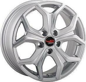 Replica FD46 7x17 5x108 ET 55 Dia 63.4 Silver