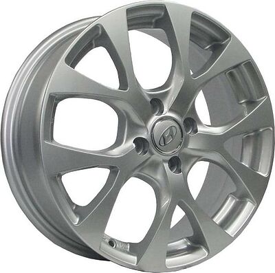 Replica HY64 6x16 4x100 ET 52 Dia 54.1 silver
