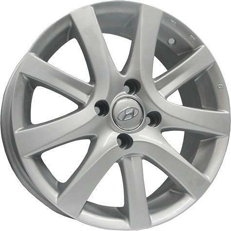Replica HY66 6x15 4x100 ET 48 Dia 54.1 silver
