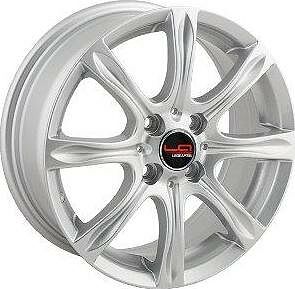 Replica Ki60 6x15 4x100 ET 48 Dia 54.1 silver