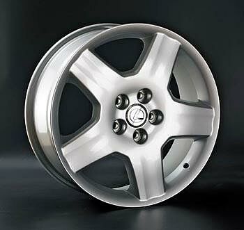 Replica LX1 7.5x18 5x114.3 ET 45 Dia 60.1 silver