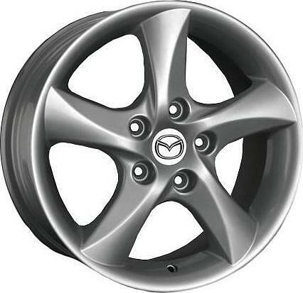 Replica MZ1 7x17 5x114 ET 55 Dia 67 silver
