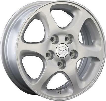 Replica MZ6 6x15 5x114.3 ET 50 Dia 67.1 silver