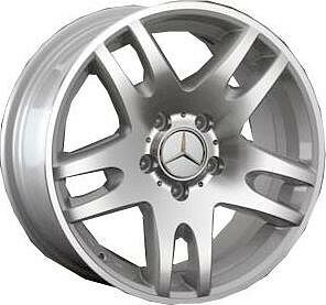 Mercedes MB23 7x16 5x112 ET 35 Dia 66 silver