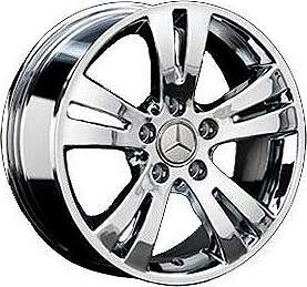 Replica MB57 7x16 5x112 ET 43 Dia 66.6 silver