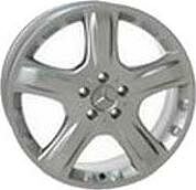 Replica MB61 8x18 5x112 ET 48 Dia 66.6 silver