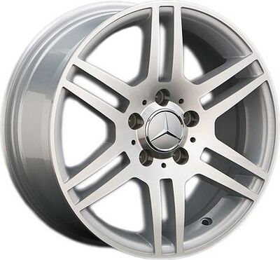 Replica MB66 7x16 5x112 ET 38 Dia 66 silver