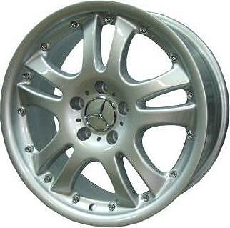 Replica ME5 7.5x17 5x112 ET 35 Dia 66.69 silver
