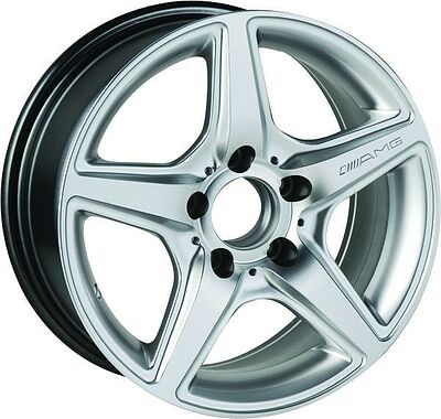 Replica ME511 7.5x17 5x112 ET 35 Dia 66.6 Silver