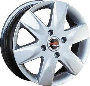 Replica NS43 5.5x15 4x100 ET 45 Dia 60.1 silver
