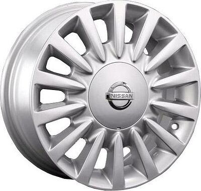 Replica NS8 6x15 5x114 ET 45 Dia 66 silver