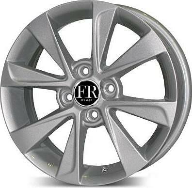 Replica FR753 5.5x15 4x100 ET 46 Dia 60.1 Silver