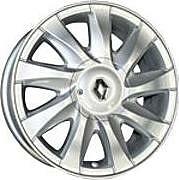 Replica H-RE1 5.5x14 4x100 ET 43 Dia 60.1 silver