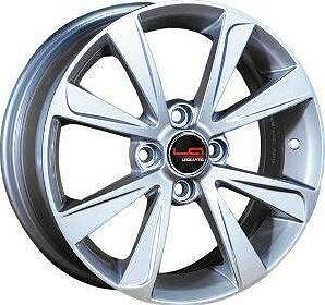 Replica RN134 5.5x15 4x100 ET 36 Dia 60.1 silver