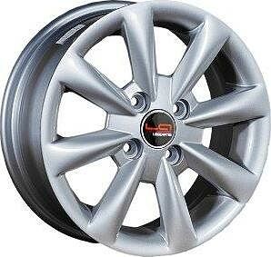 Replica RN24 5.5x14 4x100 ET 45 Dia 60.1 silver