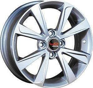 Replica RN43 5.5x15 4x100 ET 46 Dia 60.1 Silver