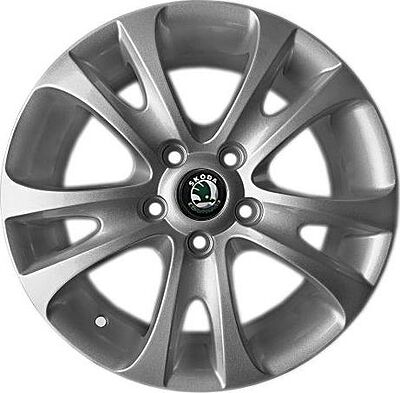 Replica SK42 7x17 5x112 ET 49 Dia 57.1 silver