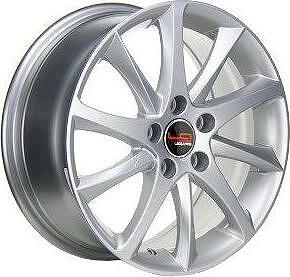 Replica V28 7x16 5x108 ET 49 Dia 65.1 silver