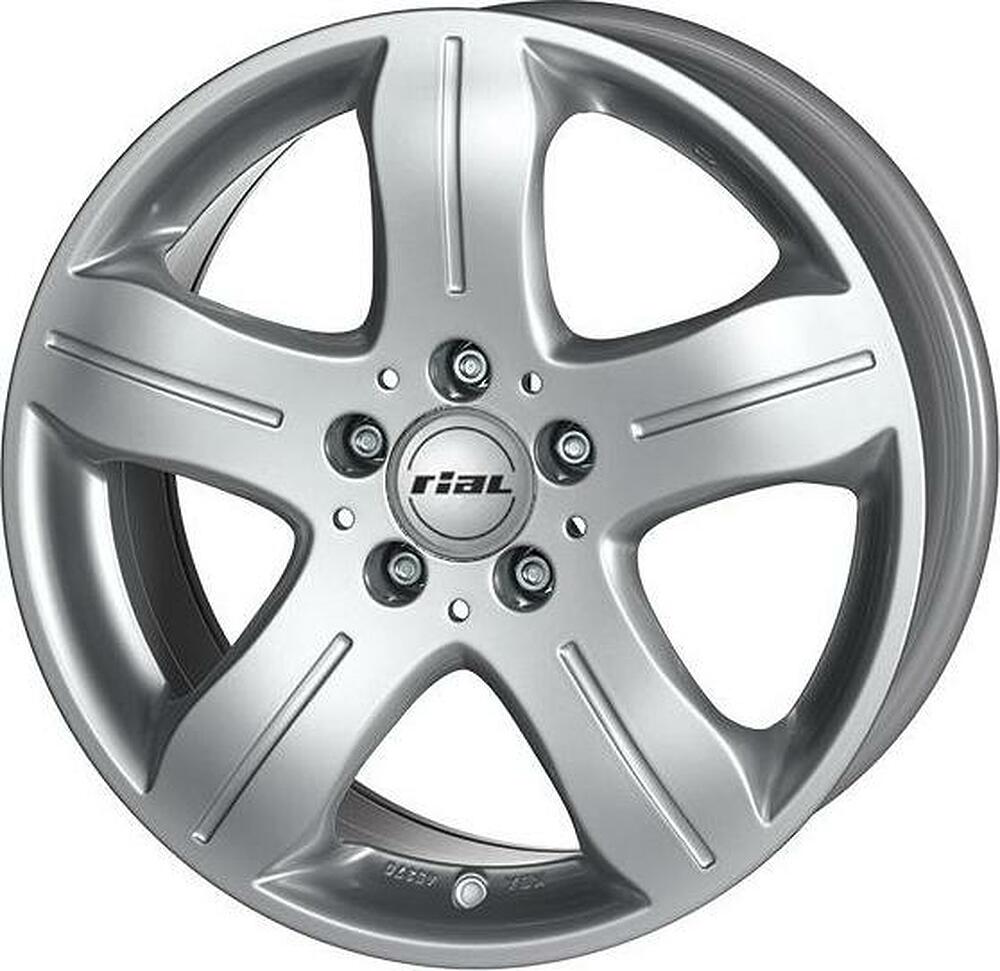 Rial DF 7.5x16 5x112 ET 49 Dia 66.5 polar silber