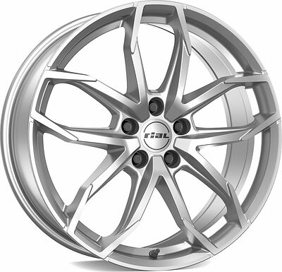 Rial Lucca 7.5x17 5x112 ET 45 Dia 70.1 polar silver