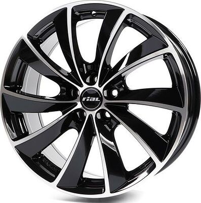 Rial Lugano 6.5x16 4x100 ET 40 Dia 63.3 Diamond Black
