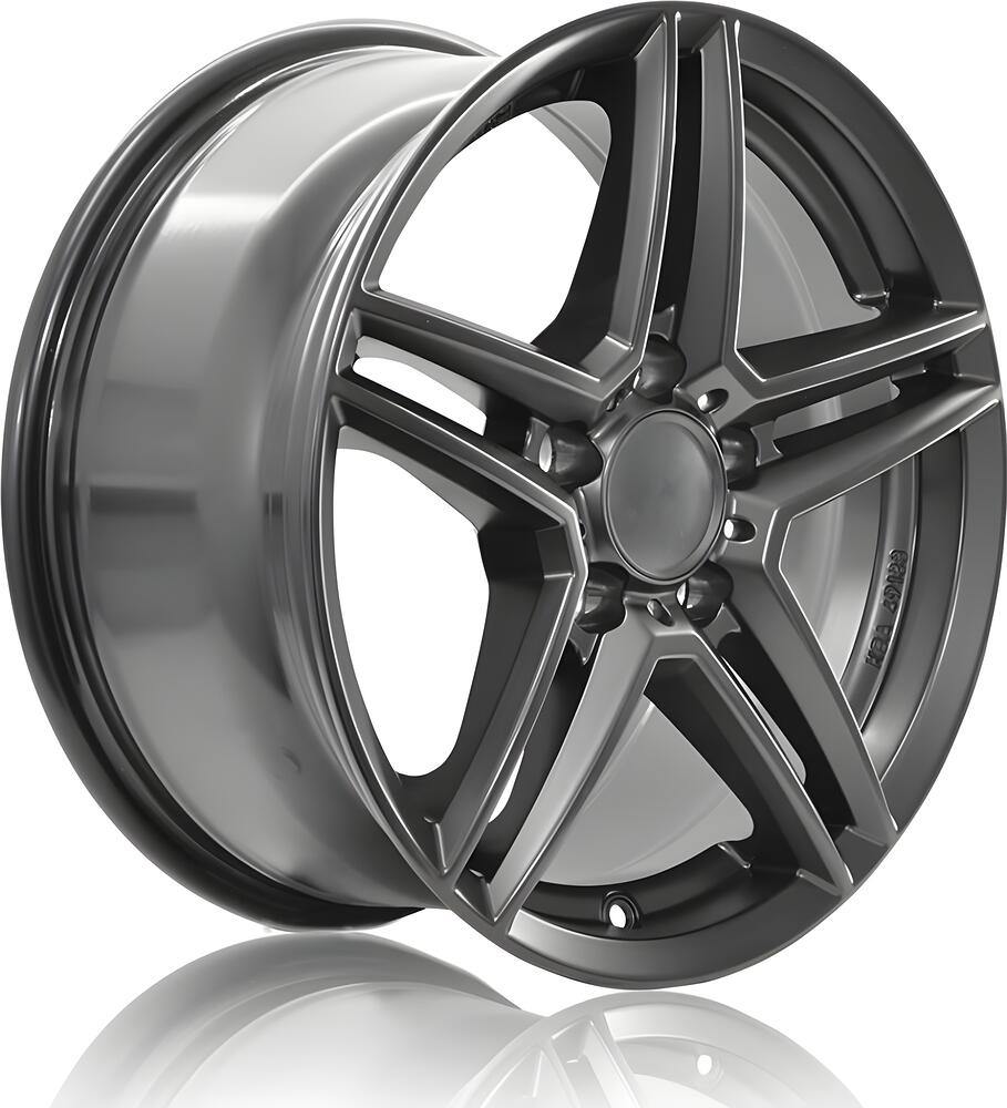 Rial M10 8x17 5x112 ET 48 Dia 66.5 Metal Grey