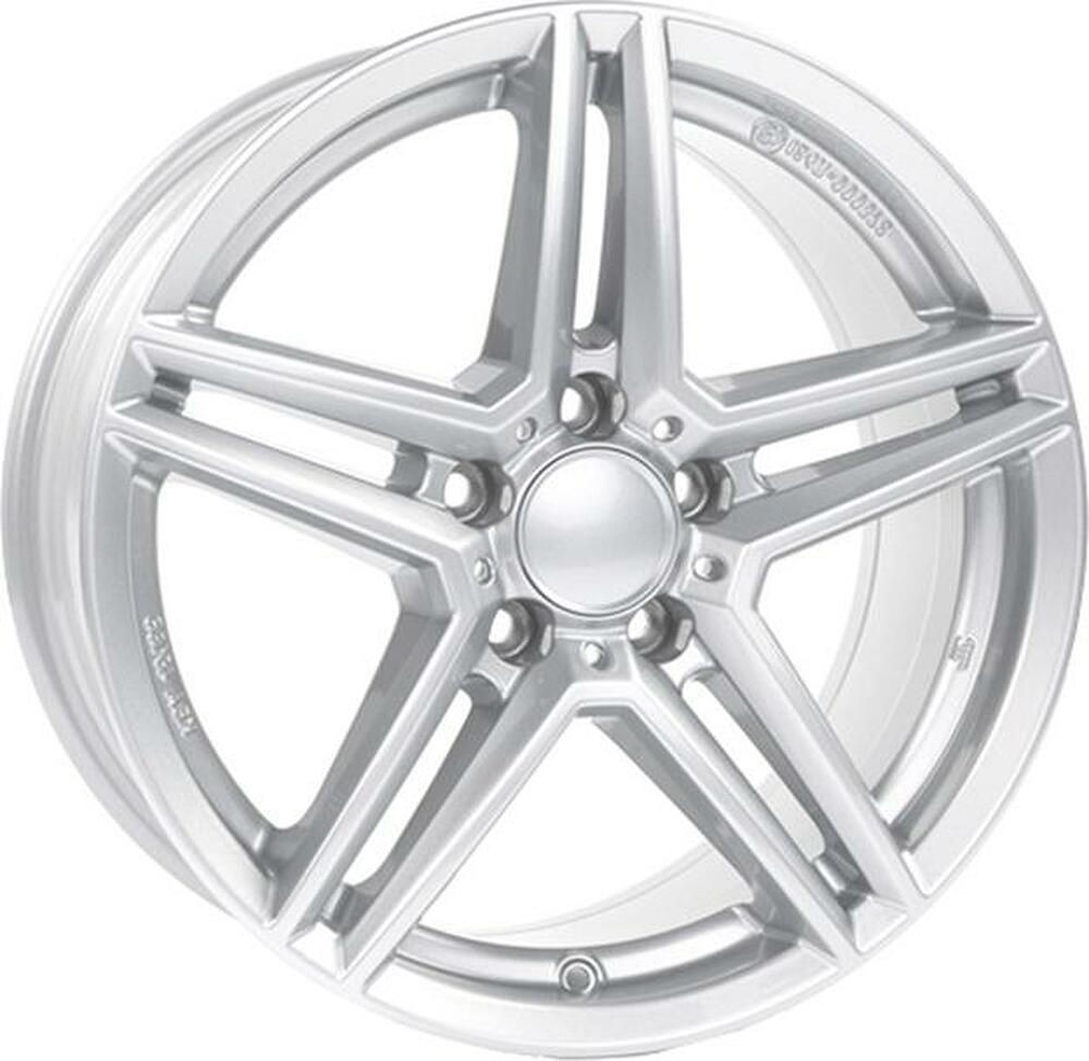 Rial M10X 7.5x17 5x112 ET 53 Dia 66.5 polar silver
