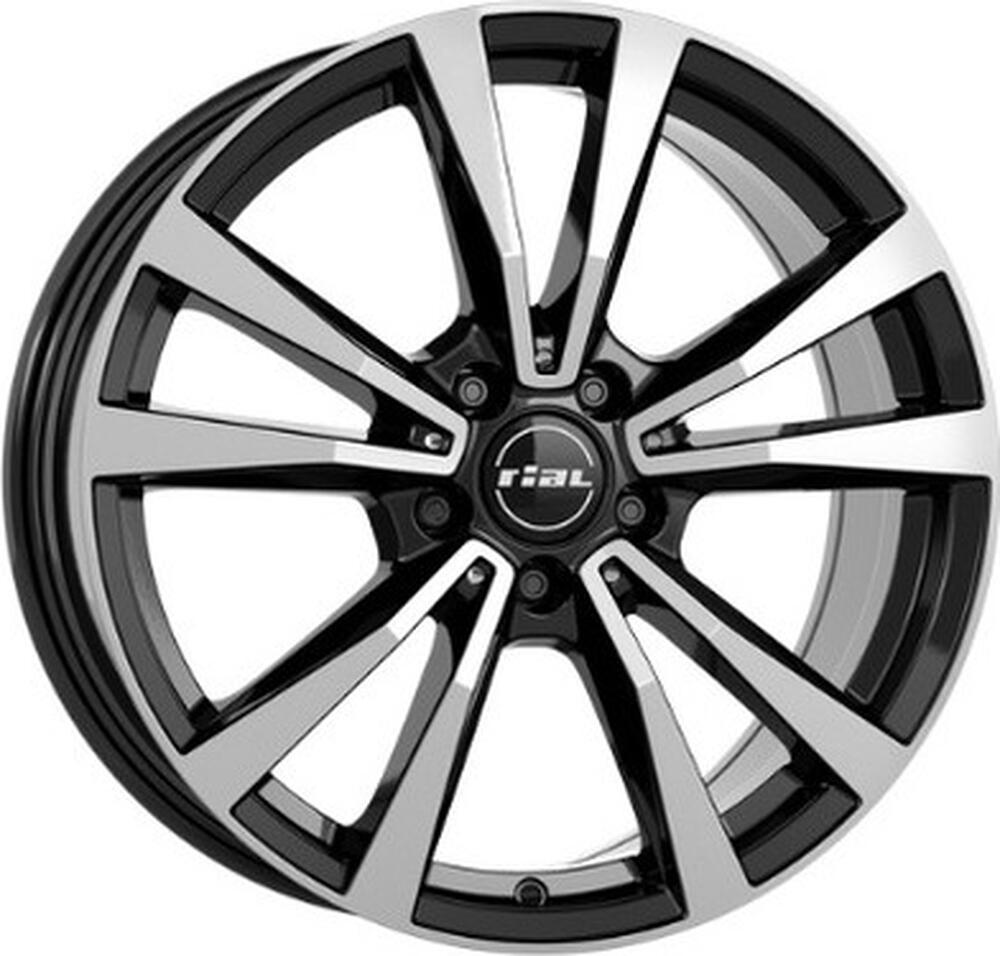 Rial M12 9x19 5x112 ET 20 Dia 66.5 Diamant black front polished